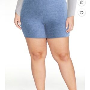 Blue Women's Shorts plus size